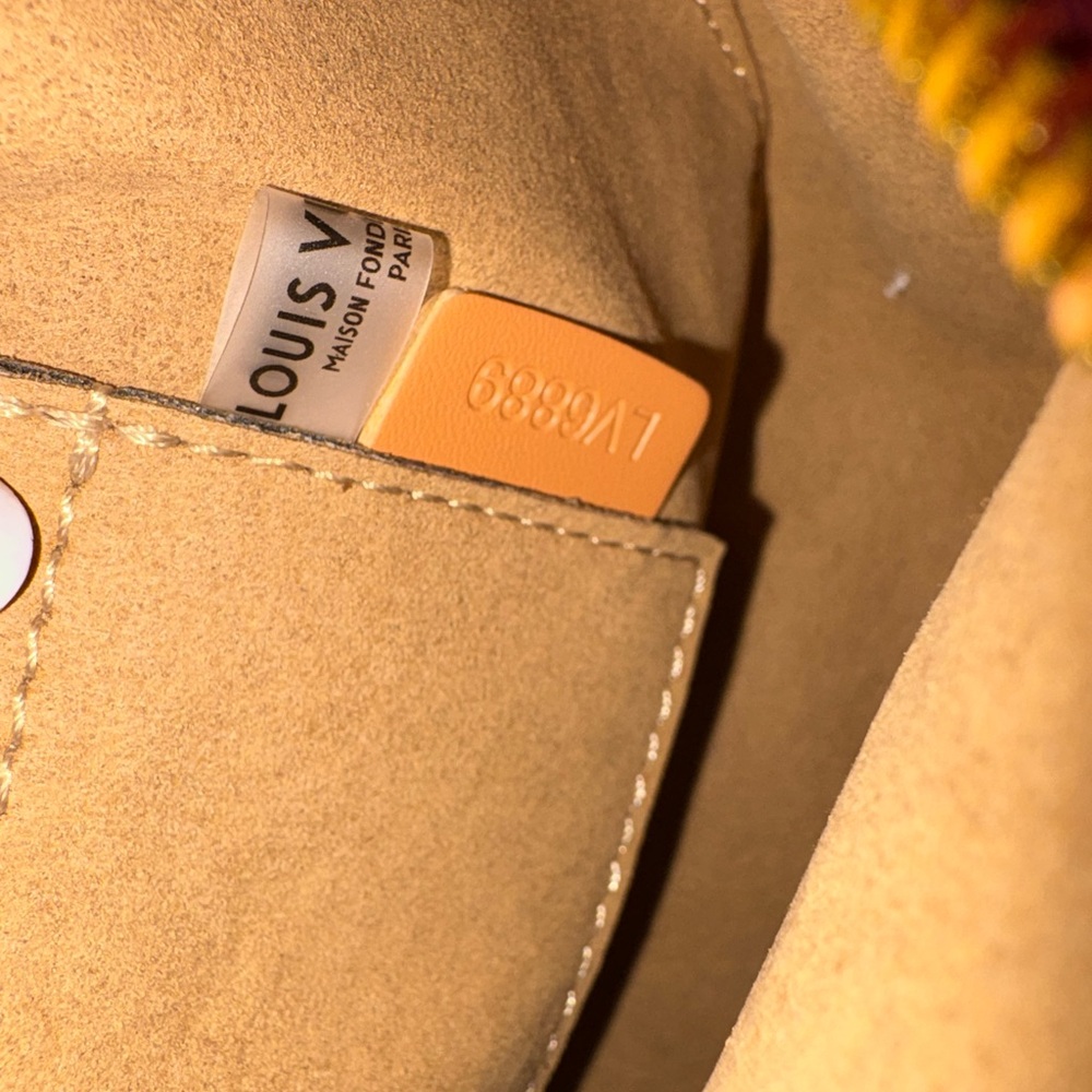 Fashion Lux Monogram Brown and Tan Crossbody Bag - Picture 6 of 9